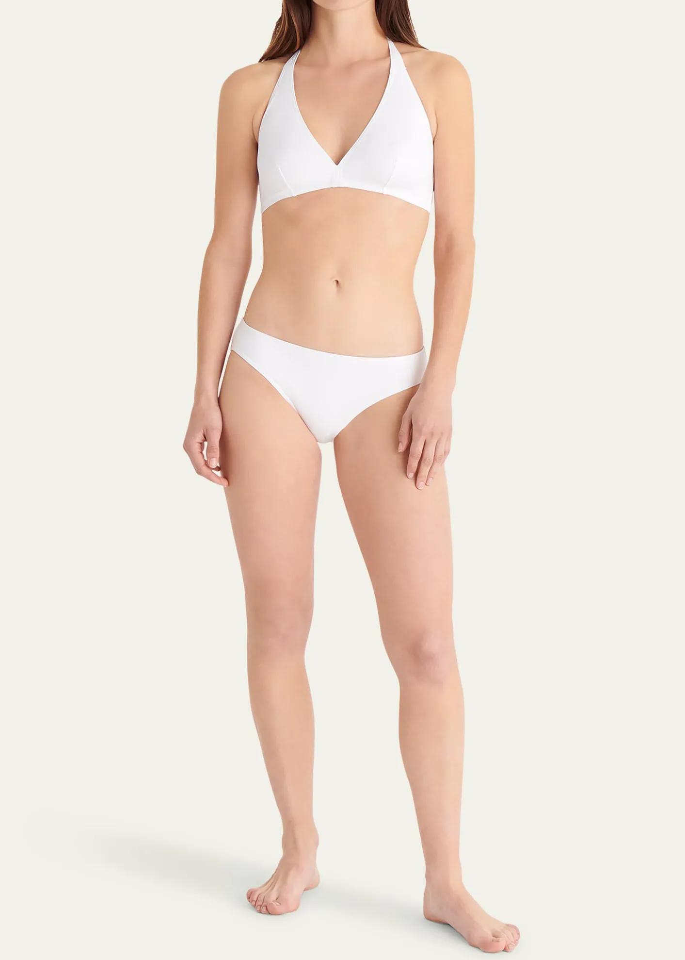 EresLarcin Deep V Triangle One-Piece Swimsuit