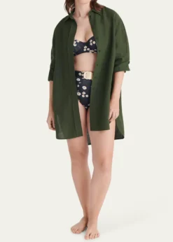 EresMignonette Linen Shirtdress