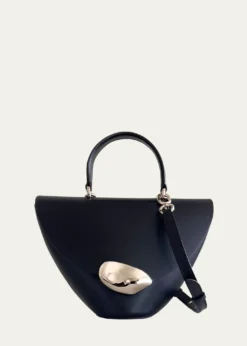ESHA SONIOrb Flap Leather Top-Handle Bag