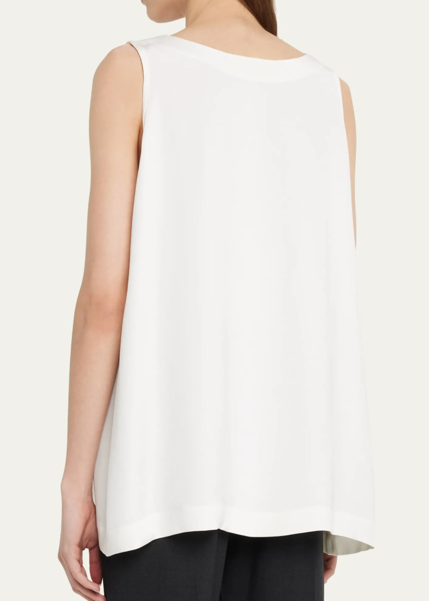 EskandarA-Line Silk Shell