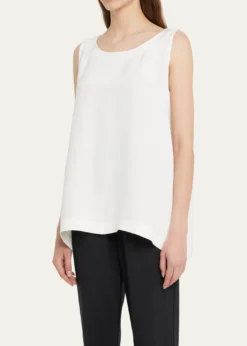 EskandarA-Line Silk Shell