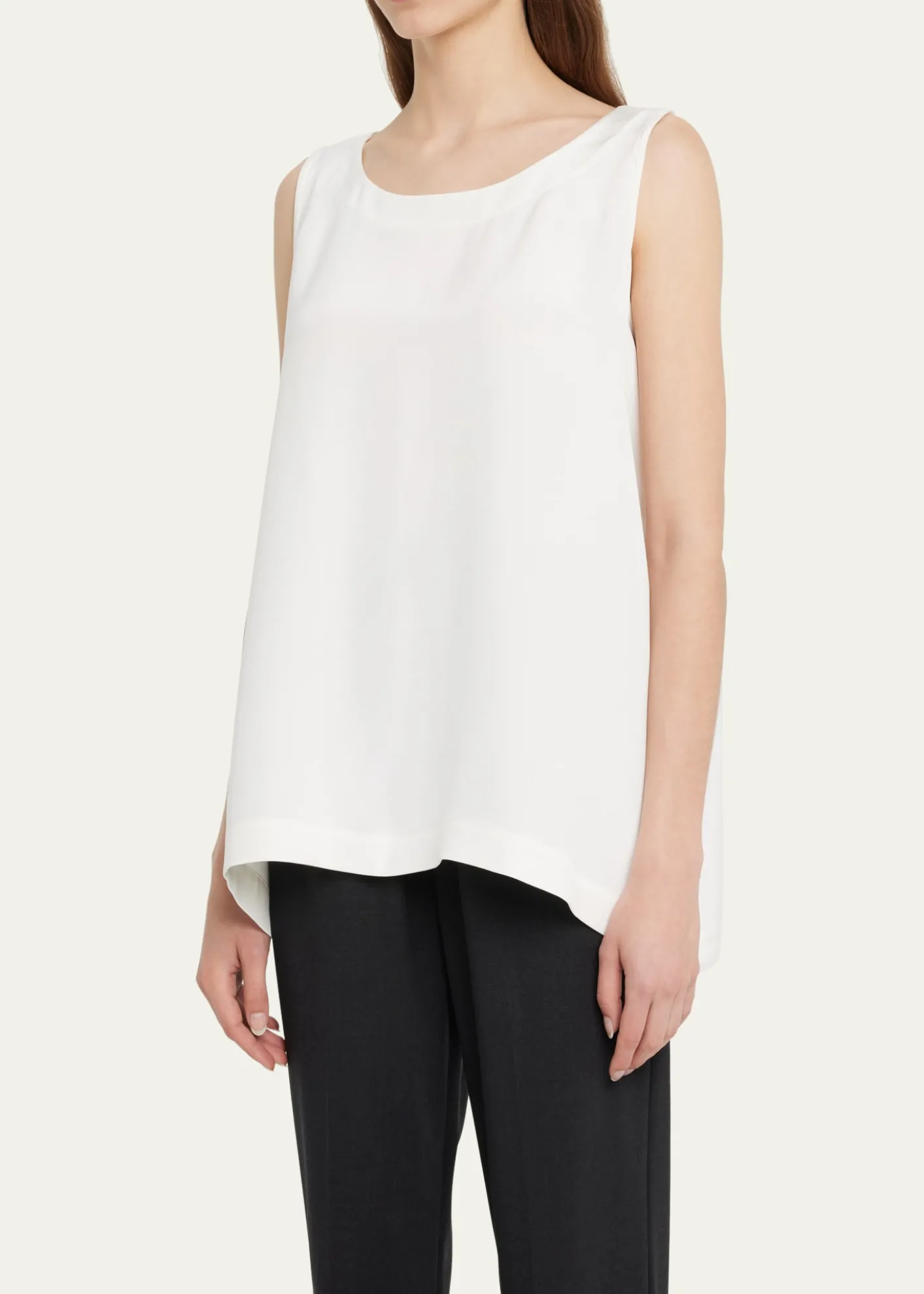 EskandarA-Line Silk Shell