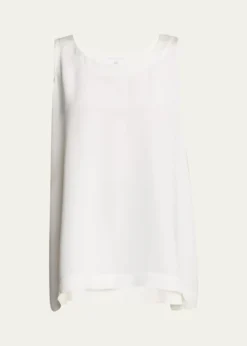 EskandarA-Line Silk Shell