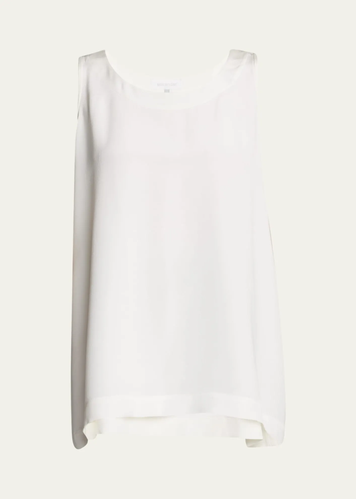 EskandarA-Line Silk Shell