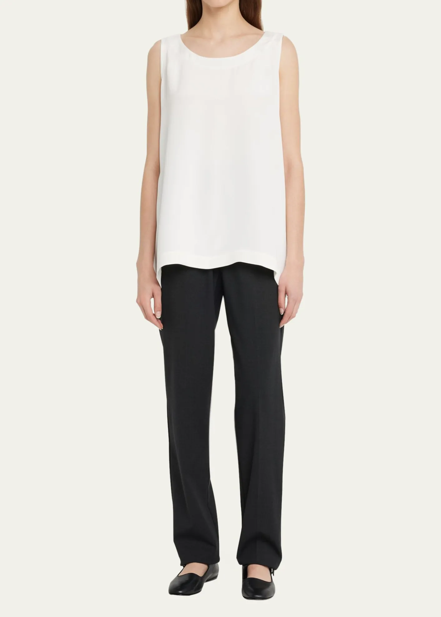 EskandarA-Line Silk Shell