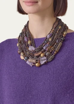 EskandarBateau-Neck Moss Stitch Cashmere Sweater