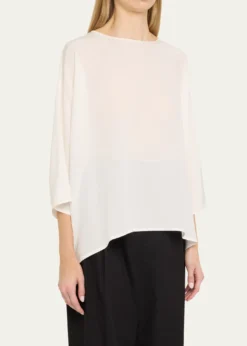 EskandarBoat Neck Top (Mid Length)