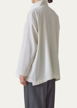 EskandarCotton Slim A-Line Shirt