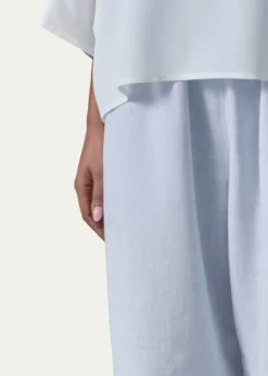 EskandarLightweight Linen Japanese Trousers