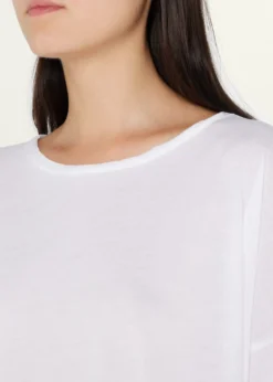 EskandarLong-Sleeve Scoop-Neck Lightweight T-Shirt