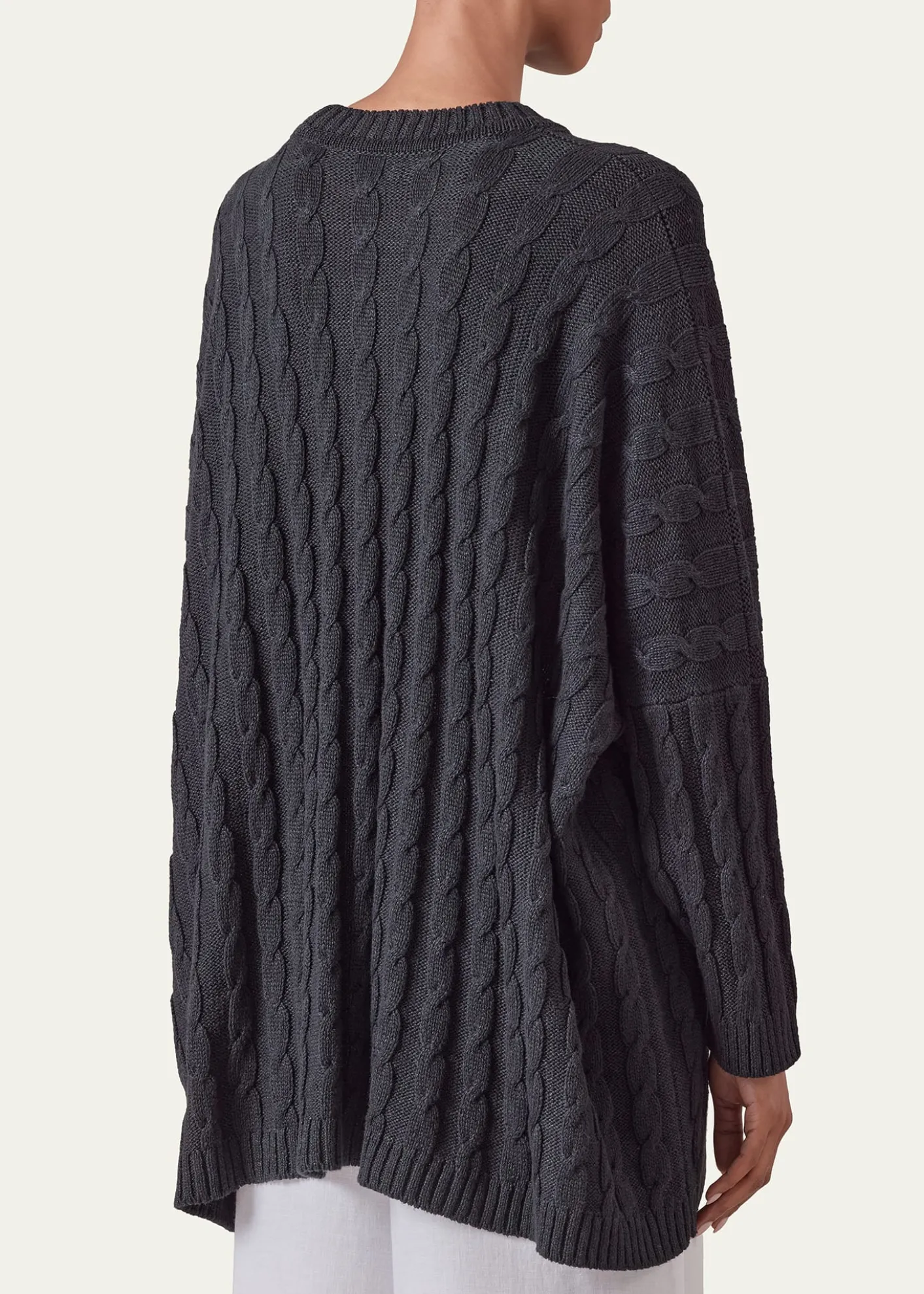 EskandarRound Neck Sweater - Long Length