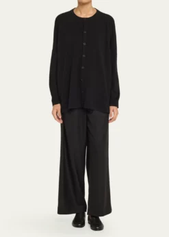 EskandarSlim-Sleeve Cashmere Cardigan