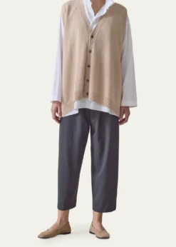 EskandarV-Neck Cashmere Vest
