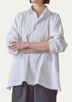 EskandarWide Button-Down Shirt