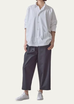 EskandarWide Button-Down Shirt