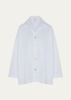 EskandarWide Button-Down Shirt