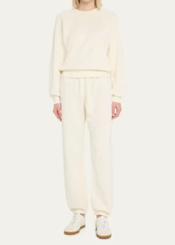 EterneClassic French Terry Cinched-Cuff Sweatpants
