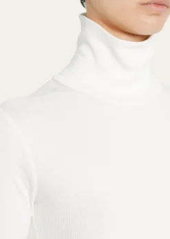 EterneCropped Fitted Turtleneck Top
