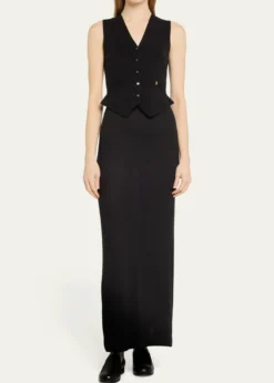 EterneEmma Cashmere Maxi Knit Skirt