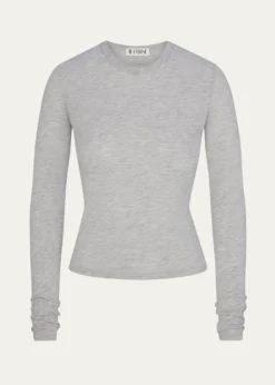 EterneFitted Crewneck Long-Sleeve T-Shirt