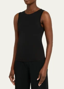 EterneSleeveless Crewneck Top