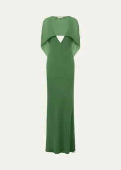 Et OchsReese Draped Cutout Mermaid Gown