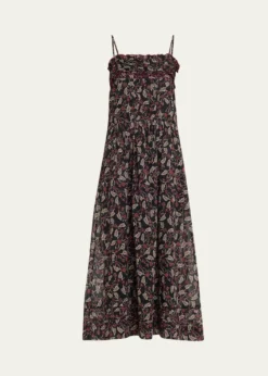 Etoile Isabel MarantDemy Floral Cotton Slipdress