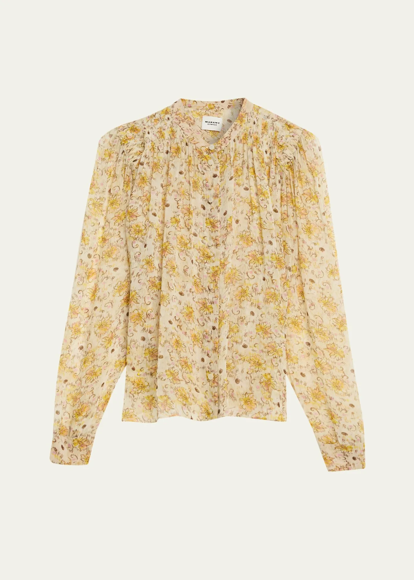 Etoile Isabel MarantFlorine Floral Georgette Blouse