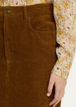 Etoile Isabel MarantOdalie Corduroy Midi Skirt