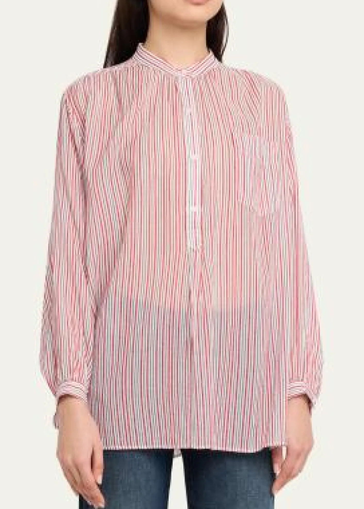 Etoile Isabel MarantSapha Stripe Long-Sleeve Tunic