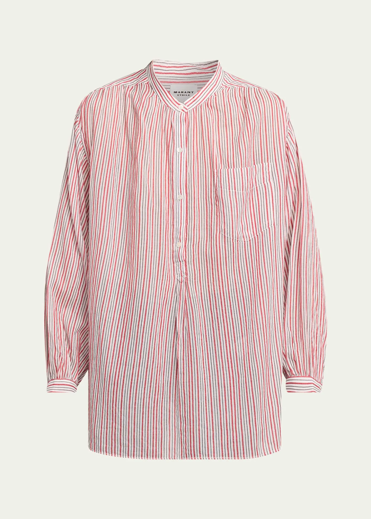 Etoile Isabel MarantSapha Stripe Long-Sleeve Tunic