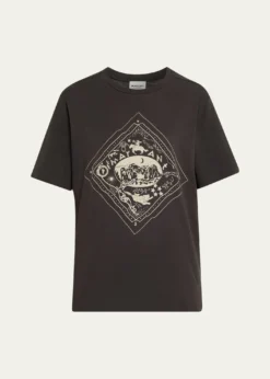 Etoile Isabel MarantZewel Mayan-Print Cotton T-Shirt