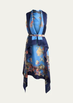 EtroFloral Silk Foulard Vest