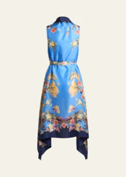 EtroFloral Silk Foulard Vest