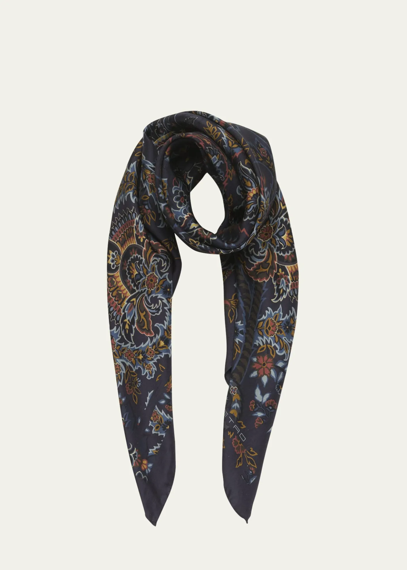 EtroFloral Silk Square Scarf