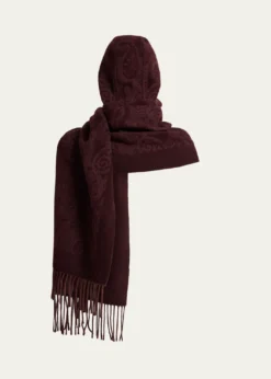EtroHooded Paisley Wool Scarf