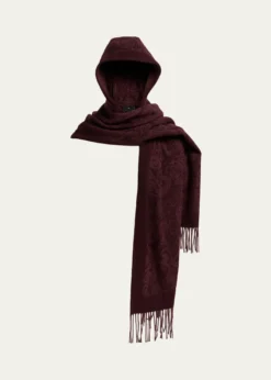 EtroHooded Paisley Wool Scarf