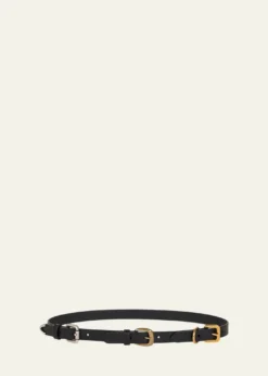 EtroInterchangeable Buckles Leather Belt