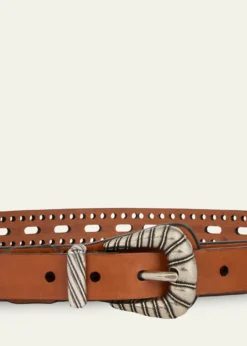 EtroOpenwork Leather Belt
