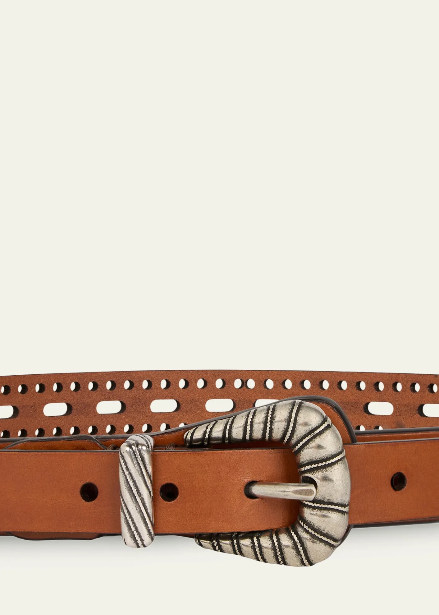 EtroOpenwork Leather Belt