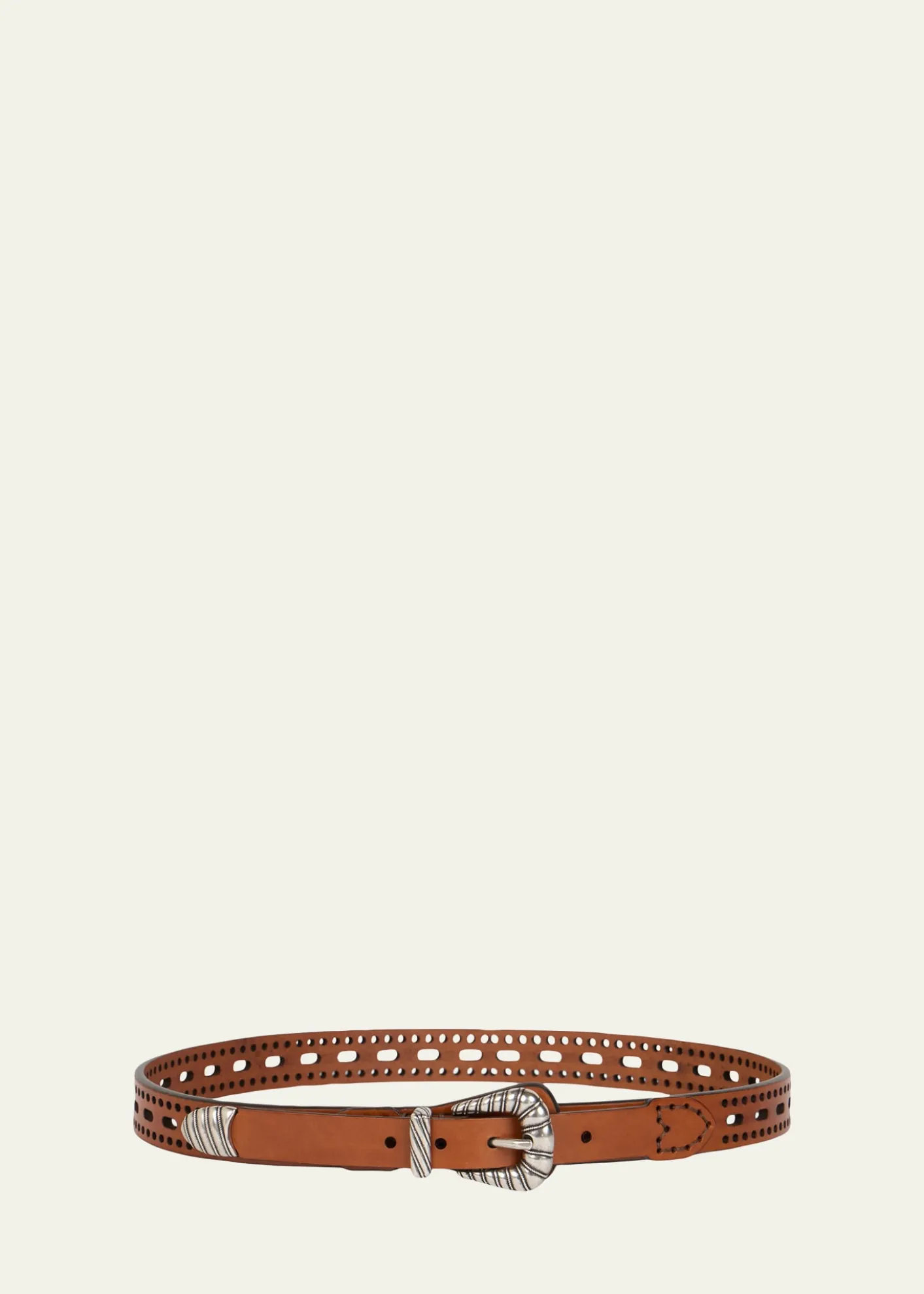 EtroOpenwork Leather Belt