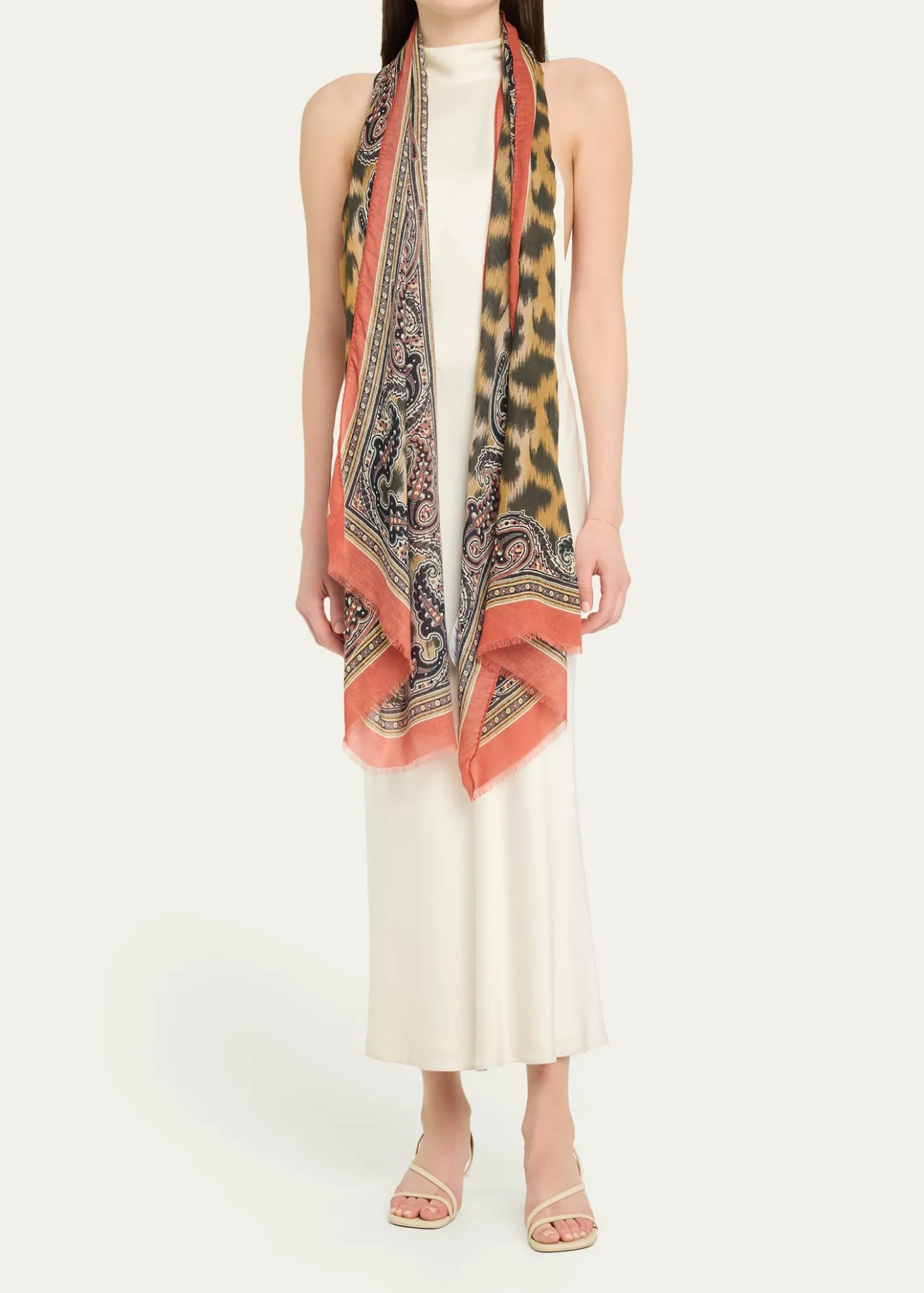 EtroOrfeo Animal-Print Scarf