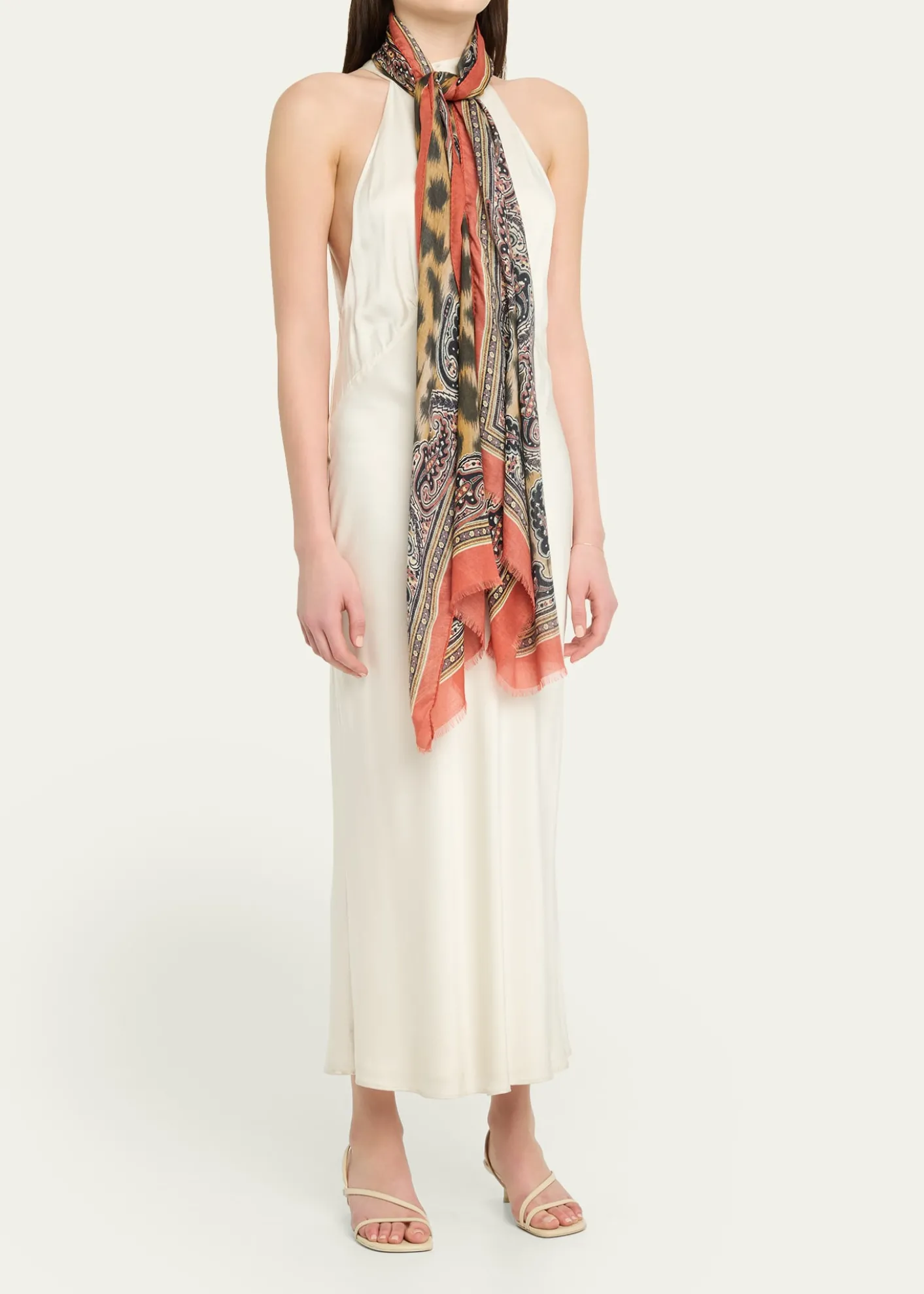 EtroOrfeo Animal-Print Scarf