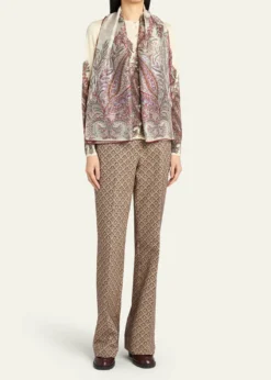 EtroPaisley-Print Silk-Blend Scarf