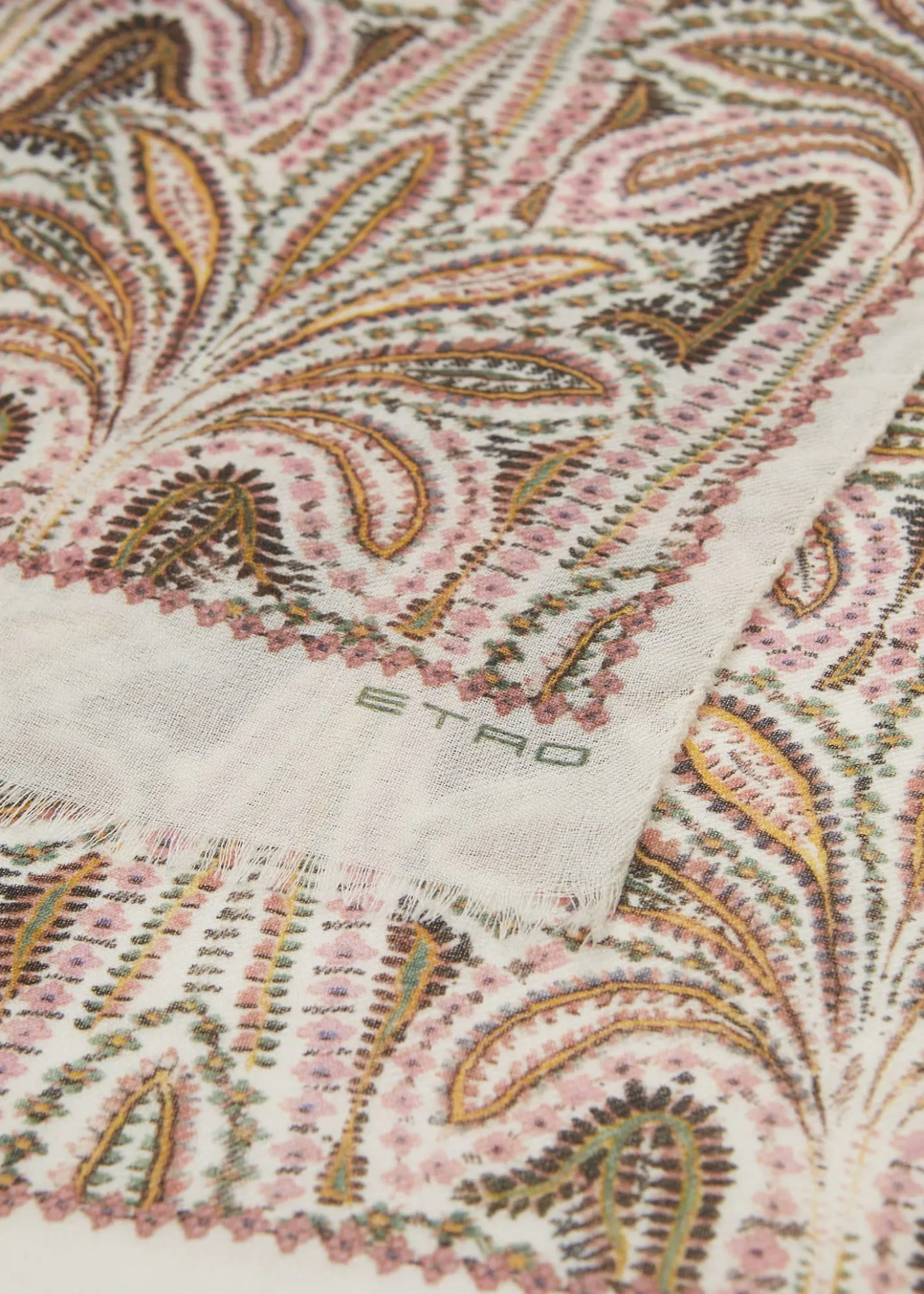 EtroPrint Cashmere-Wool Scarf