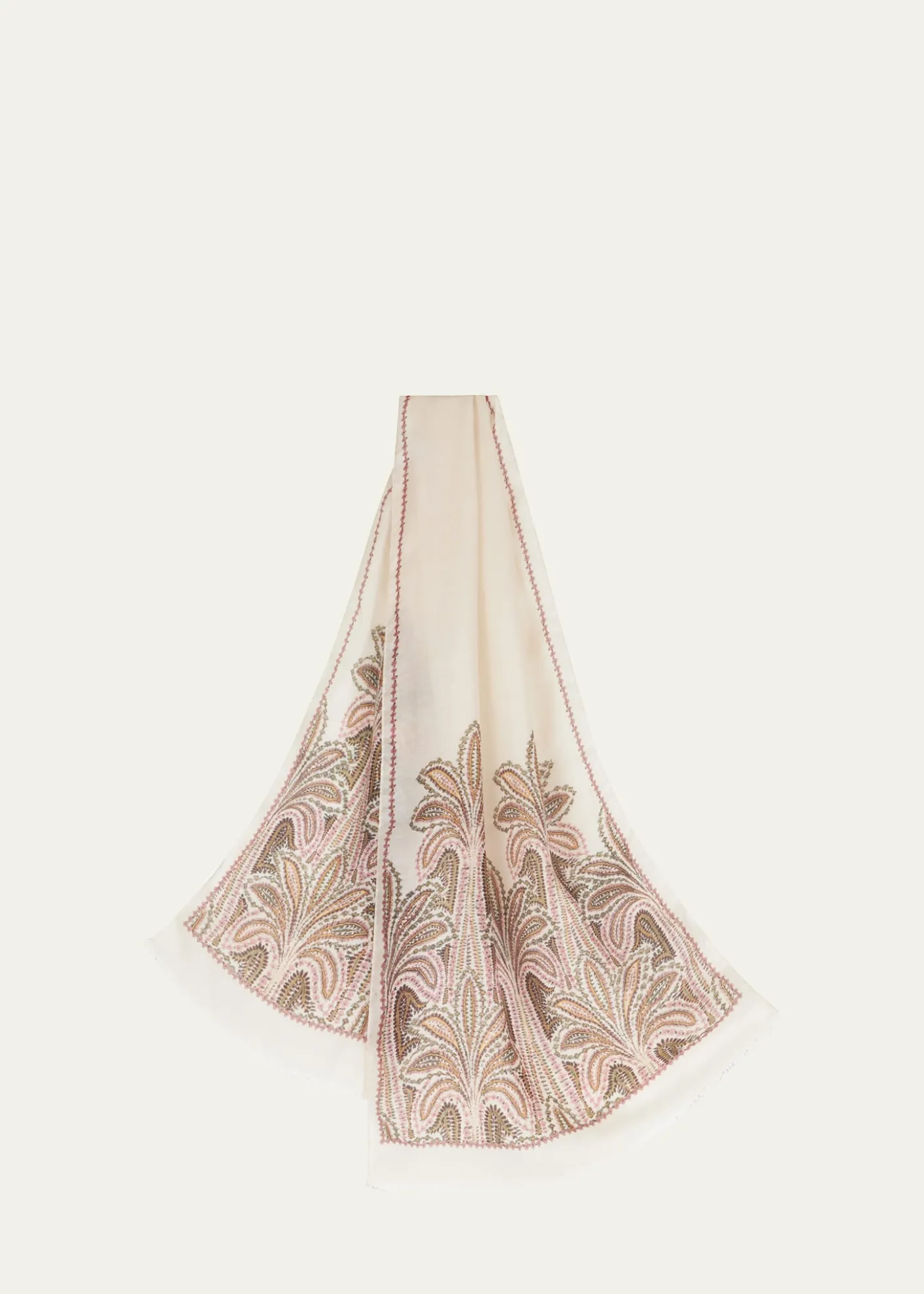 EtroPrint Cashmere-Wool Scarf