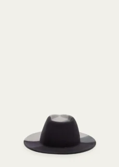 Eugenia KimBlaine Color Block Wool Fedora Hat