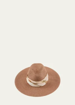 Eugenia KimEmmanuelle Vented Hemp Packable Fedora Hat