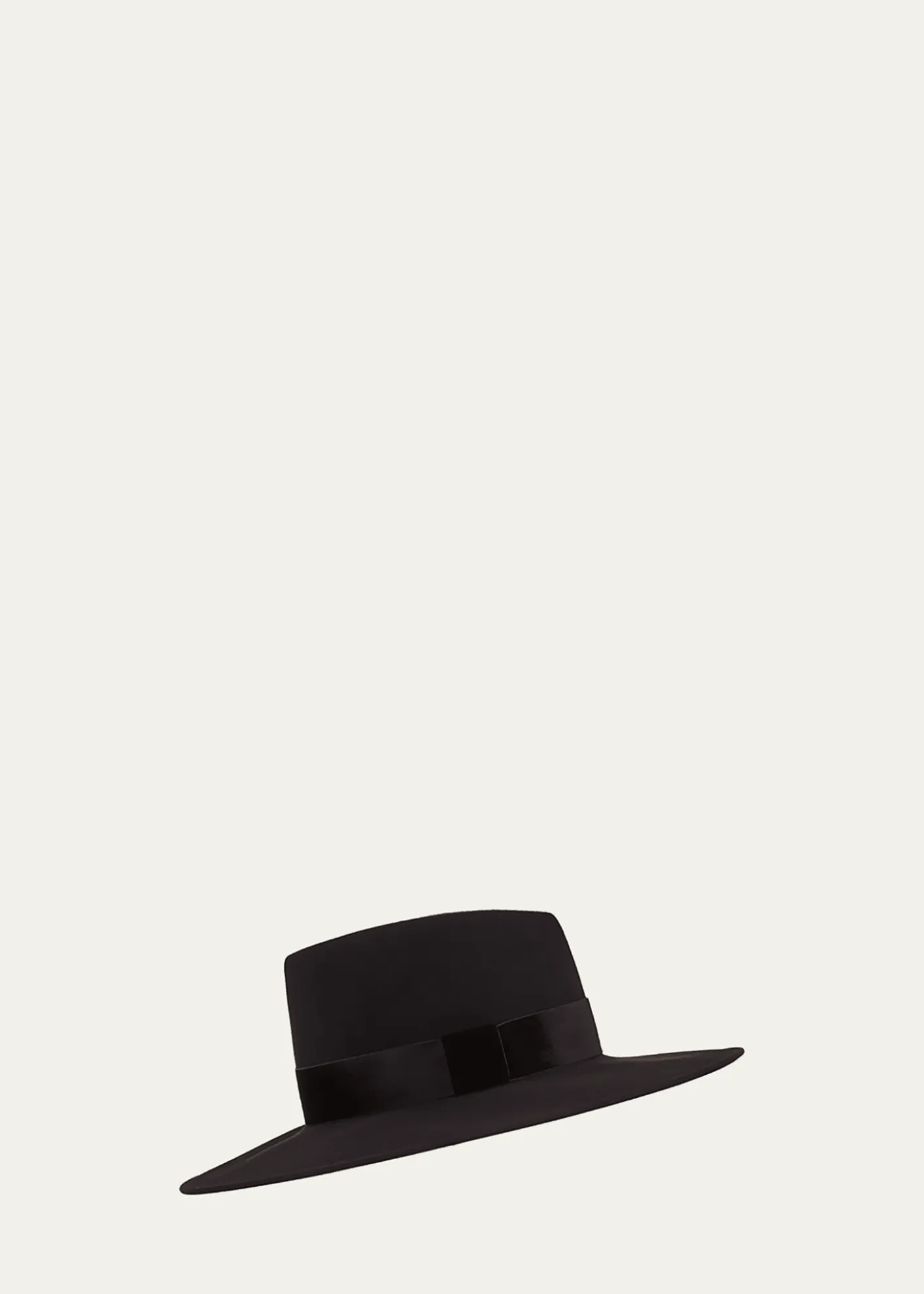 Eugenia KimHarlowe Wool Panama Hat w/ Velvet Ribbon