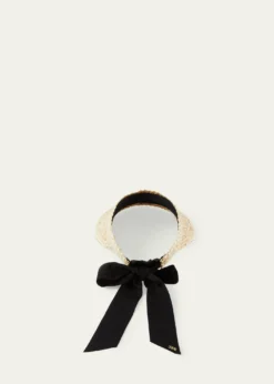 Eugenia KimRicky Braided Straw Visor